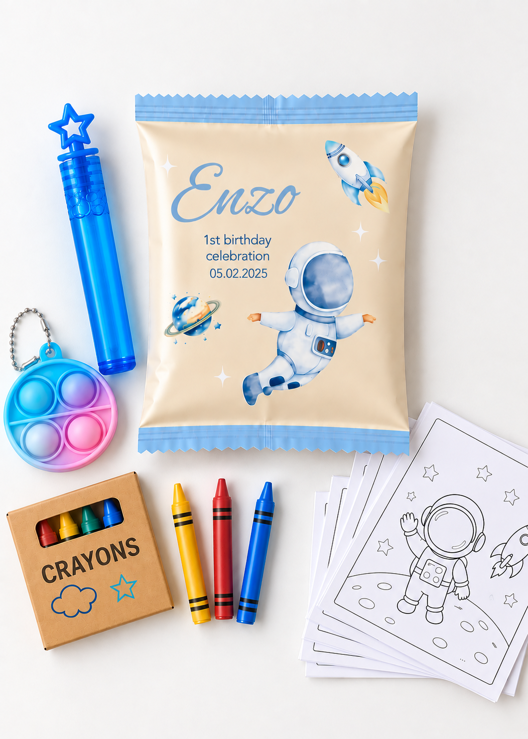 Chip Bag with Goodies