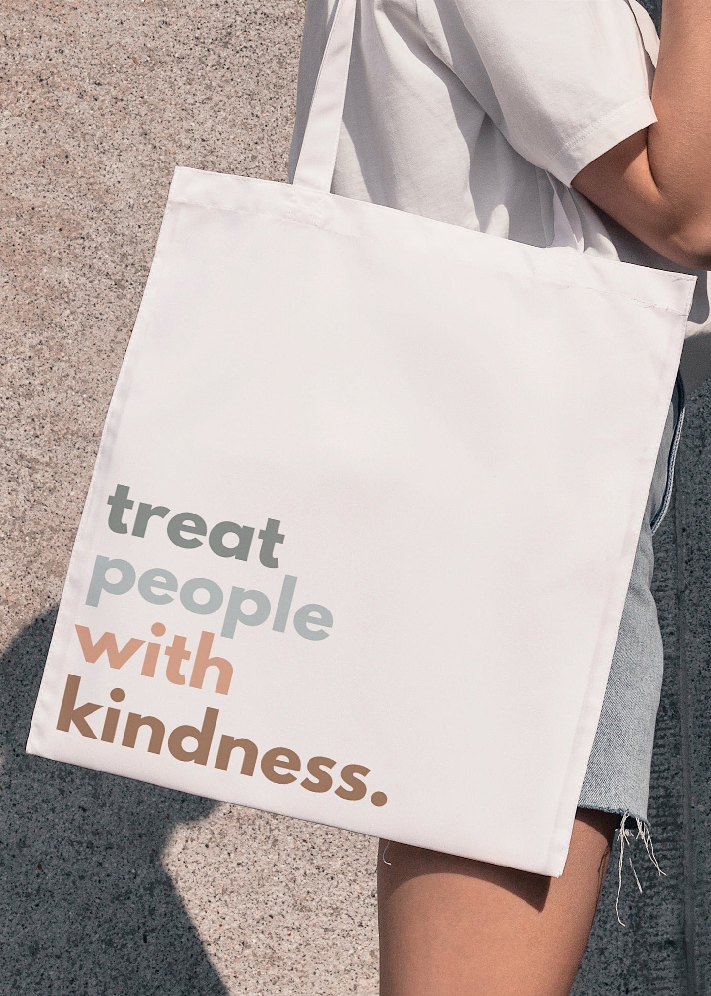 Treat People with Kindness Tote Bag