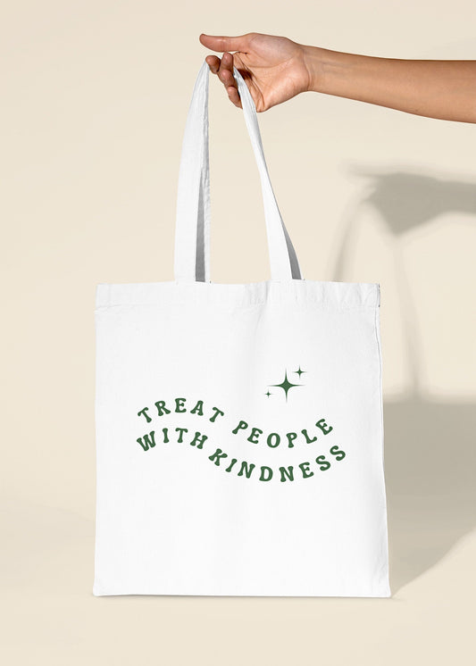 Treat People With Kindness Tote Bag