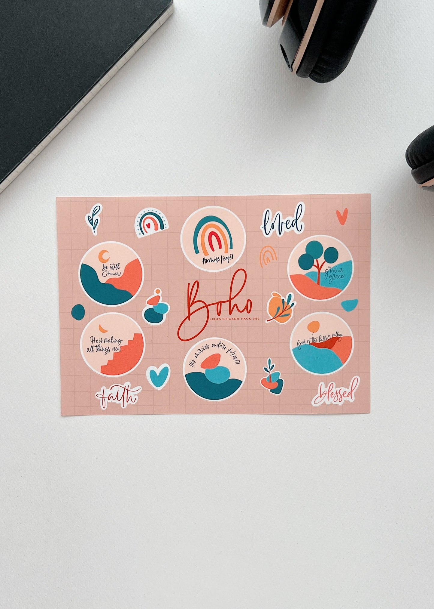 Boho Sticker Sheet