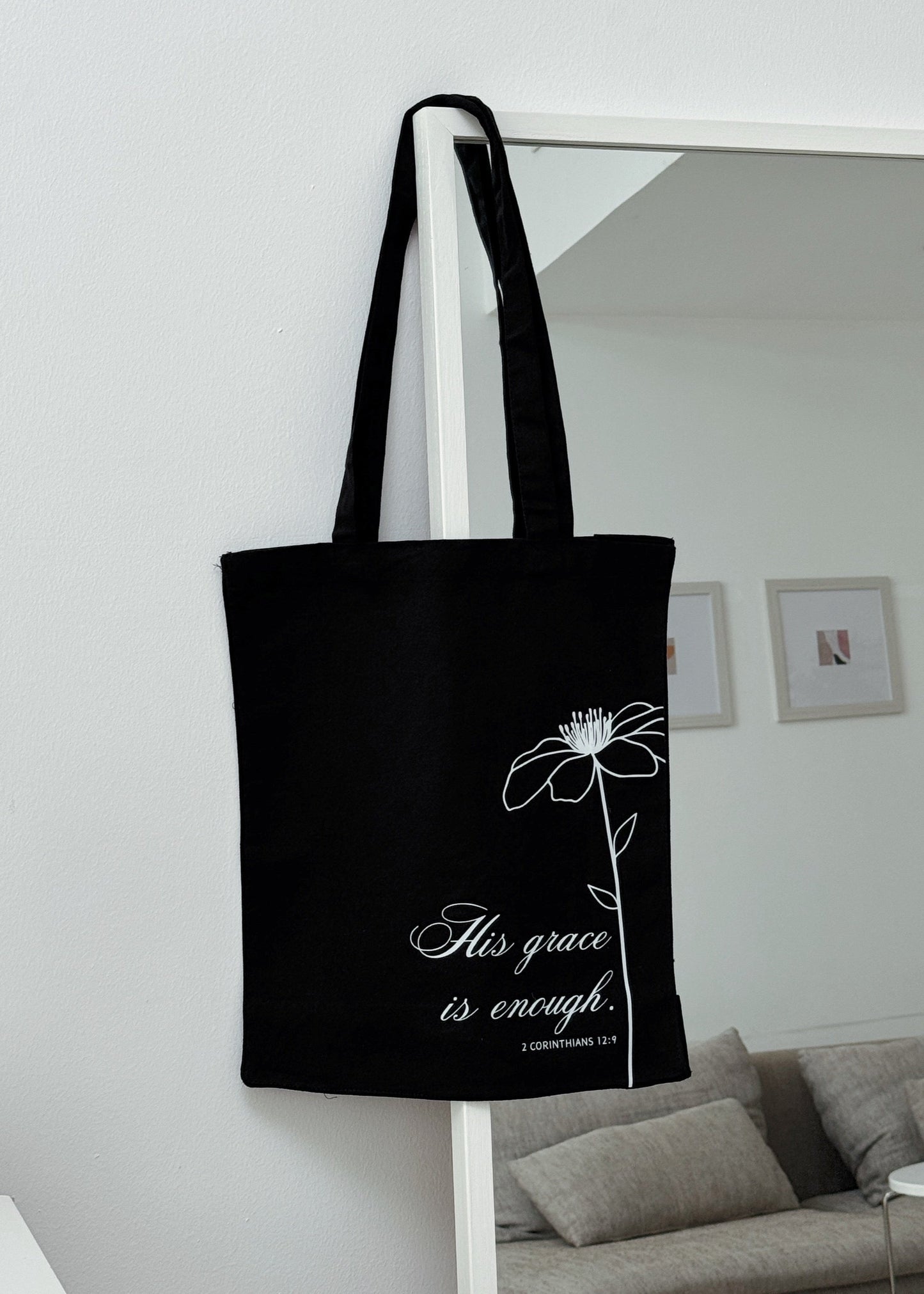 His Grace is Enough Tote Bag