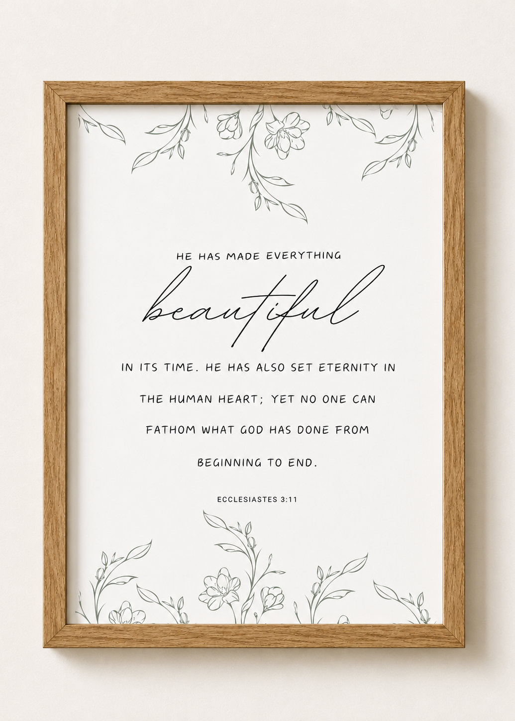 Ecclesiastes 3:11