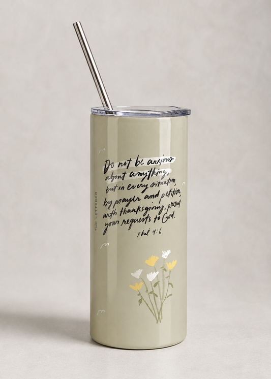 Philippians 4:6 Tumbler