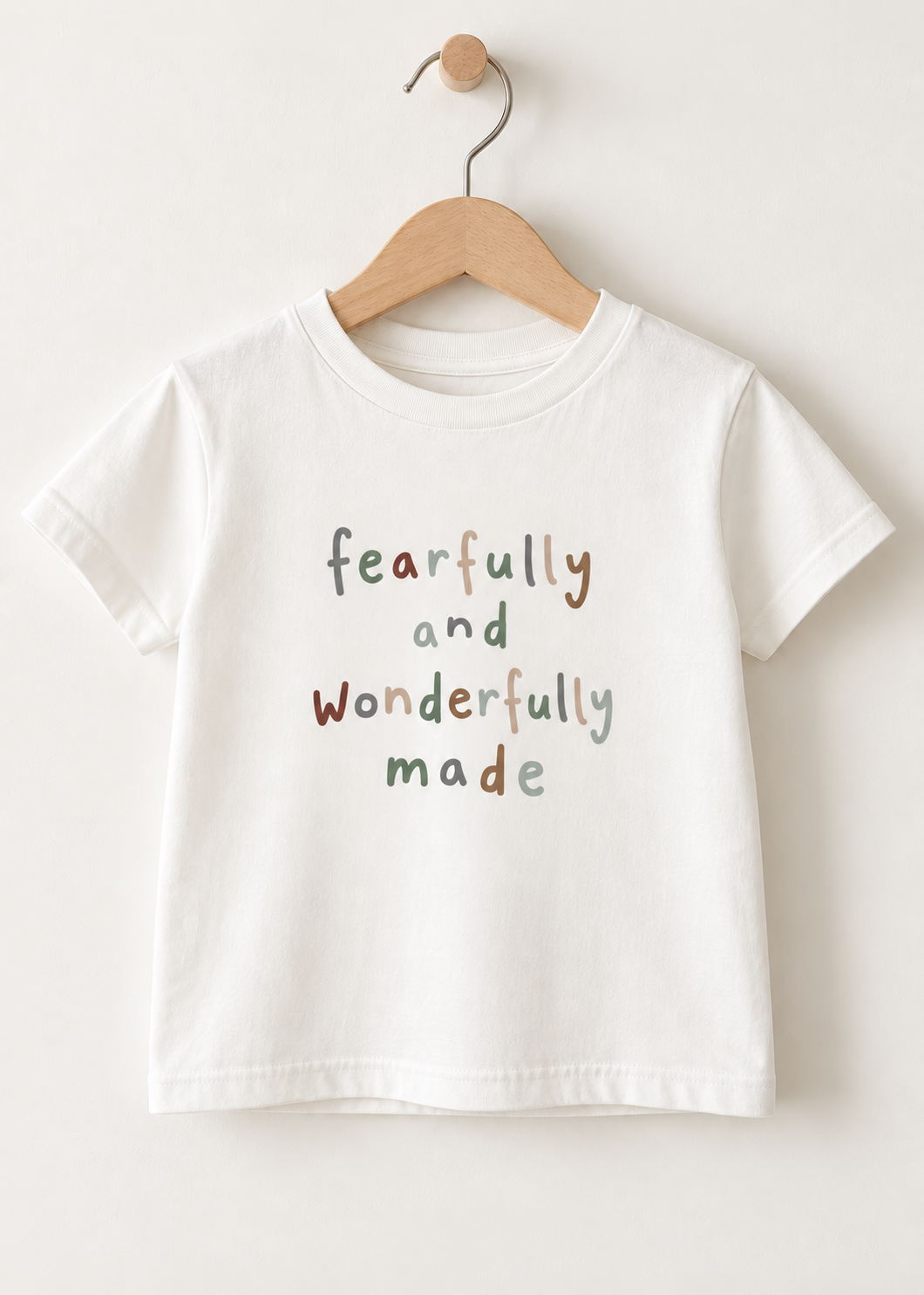 Fearfully and wonderfully made t-shirt