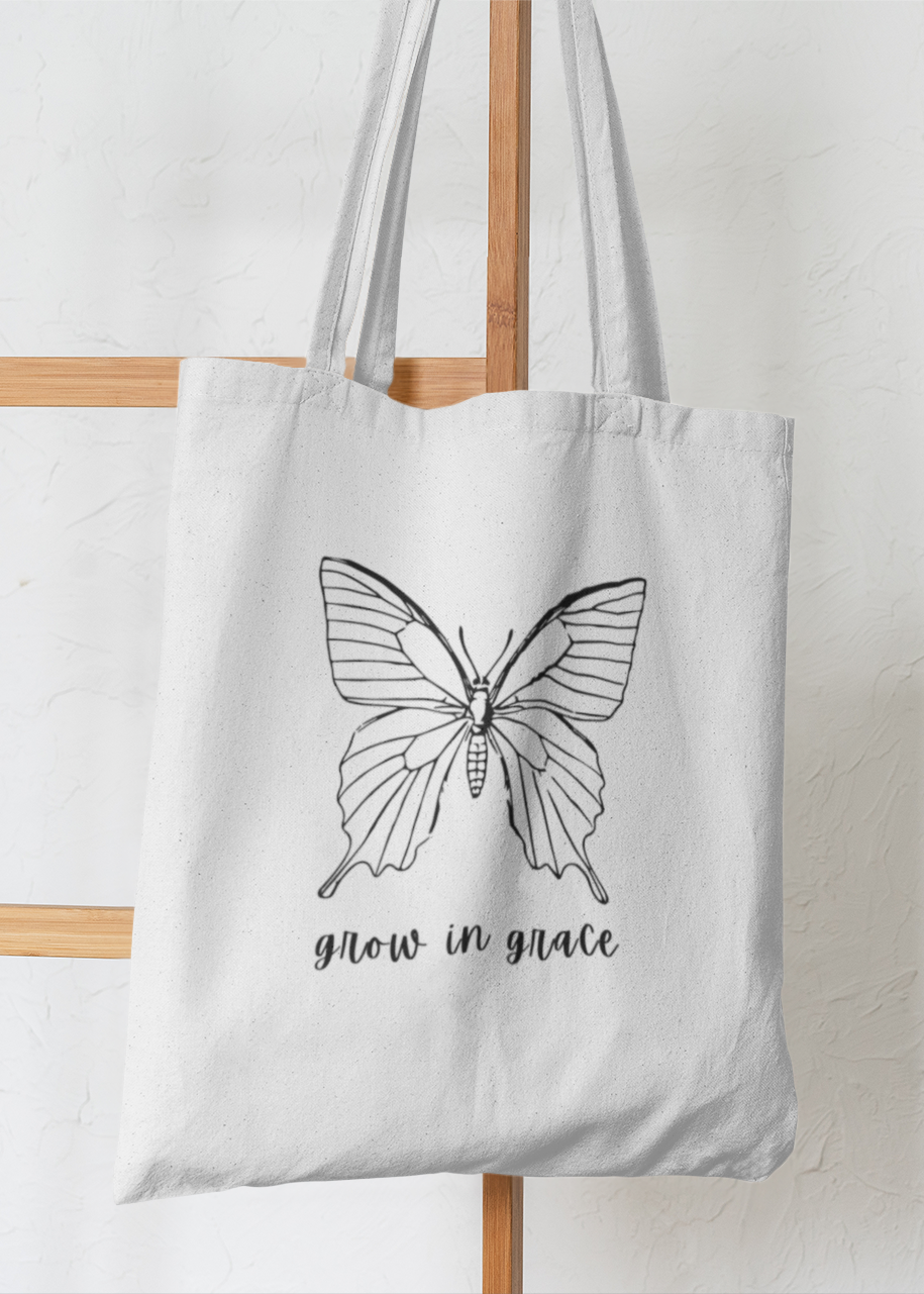 Grow in Grace Tote Bag