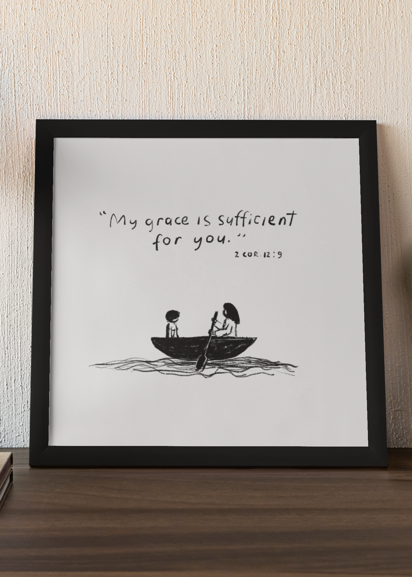 My Grace is Sufficient Art Frame