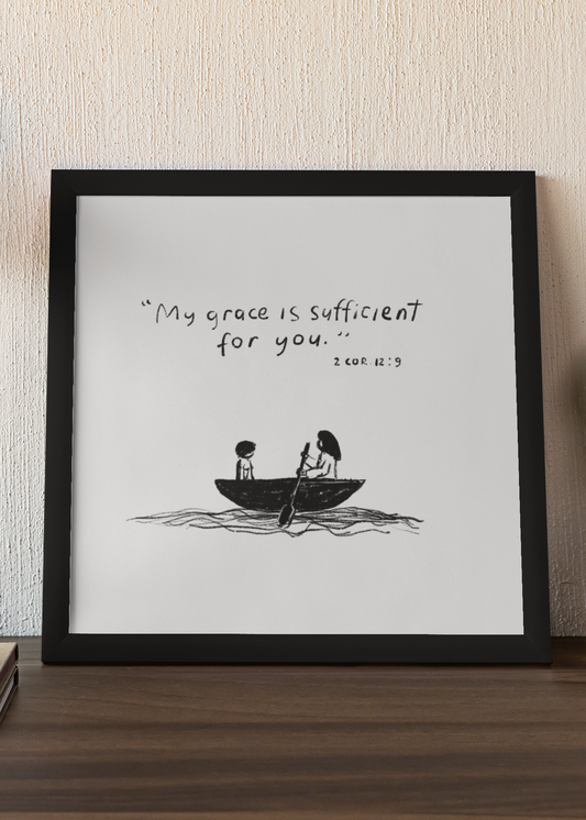 My Grace is Sufficient Art Frame