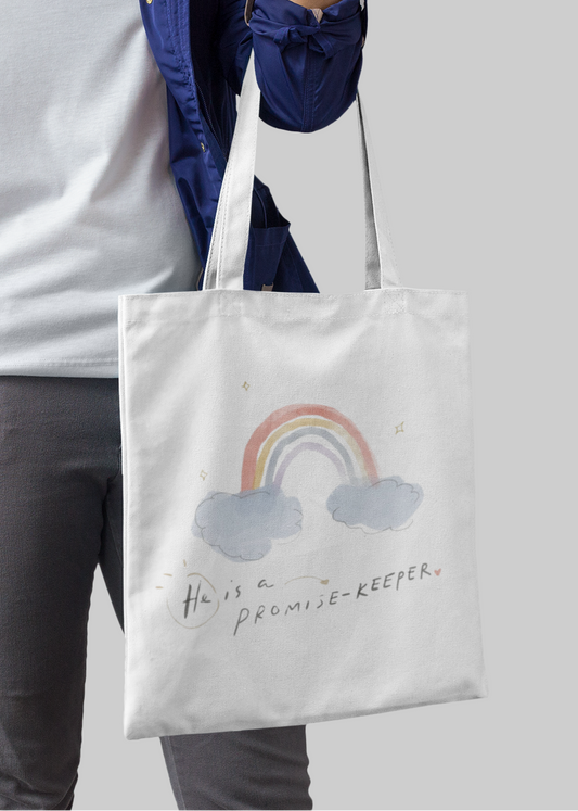 He is a Promise Keeper Tote Bag